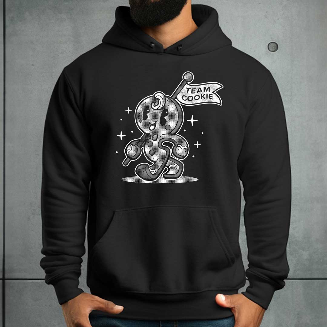 Team Cookie Gingerbread Man Unisex Hoodie