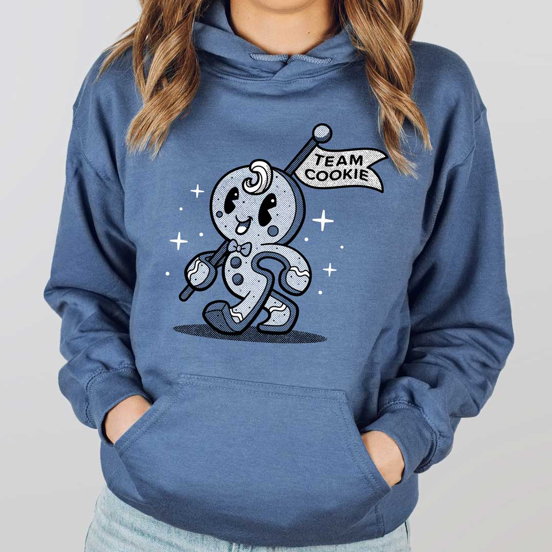 Team Cookie Gingerbread Man Unisex Hoodie