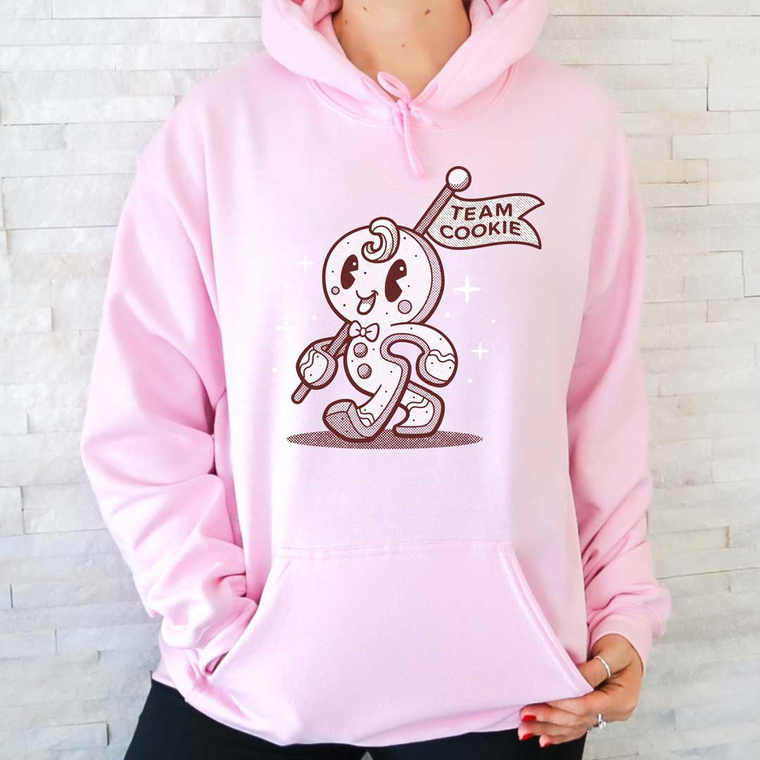 Team Cookie Gingerbread Man Unisex Hoodie