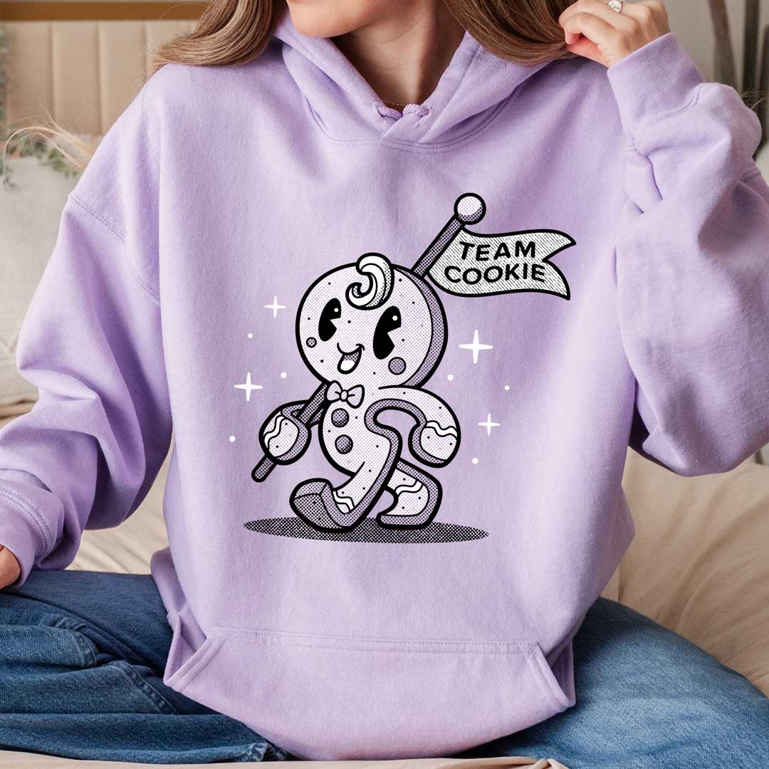 Team Cookie Gingerbread Man Unisex Hoodie