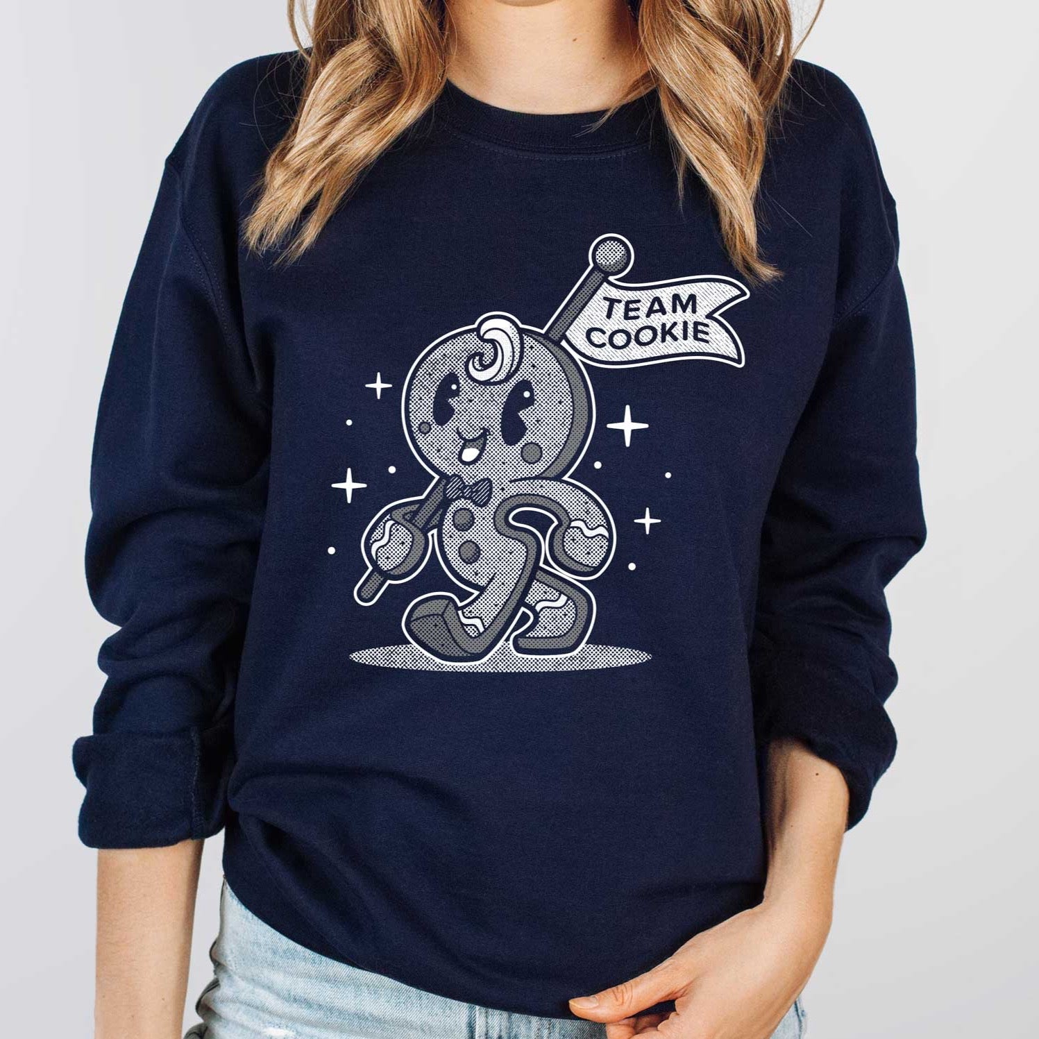 Team Cookie Gingerbread Man Unisex Sweatshirt