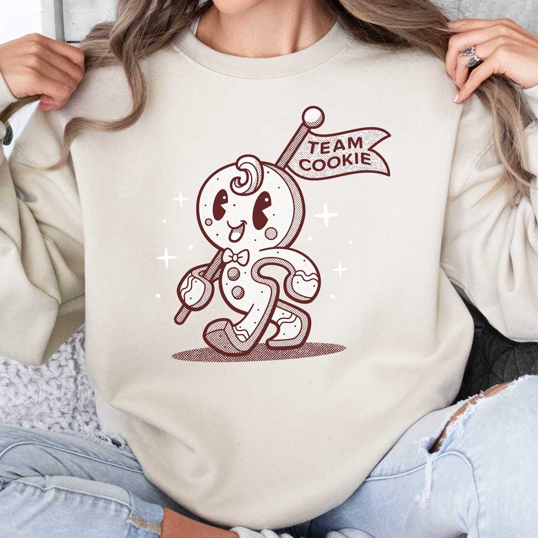 Team Cookie Gingerbread Man Unisex Sweatshirt