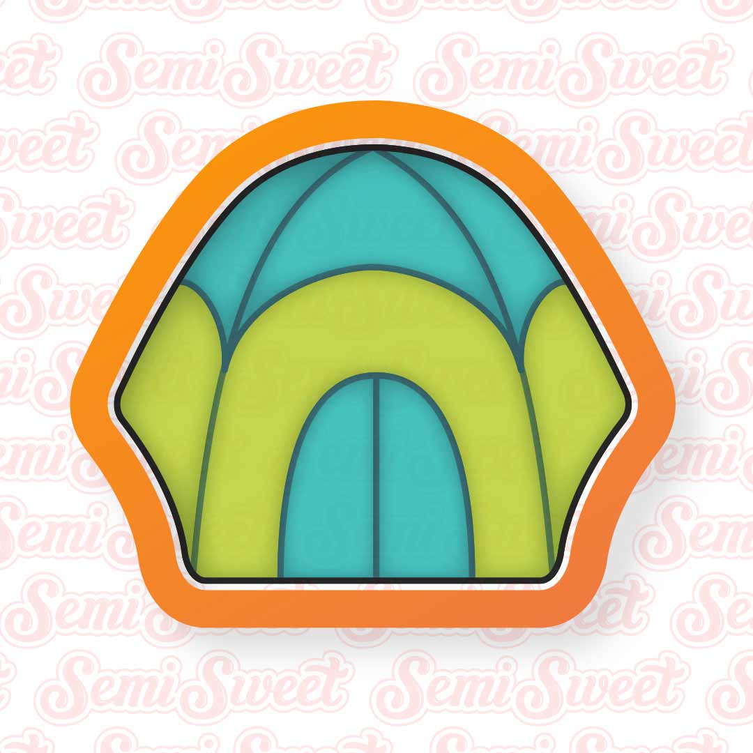 Camping Tent Cookie Cutter | Semi Sweet Designs