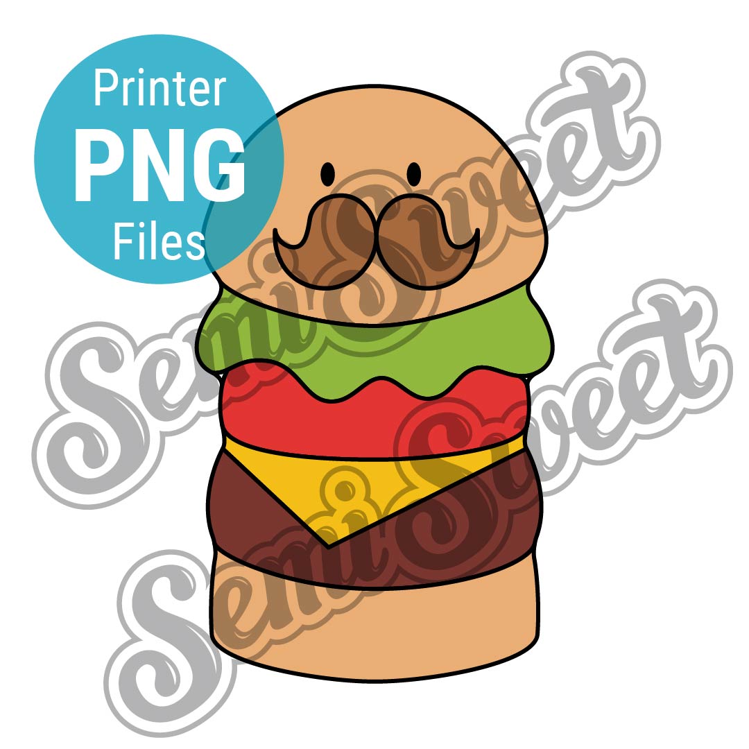 Thin Hamburger - PNG Images | Semi Sweet Designs