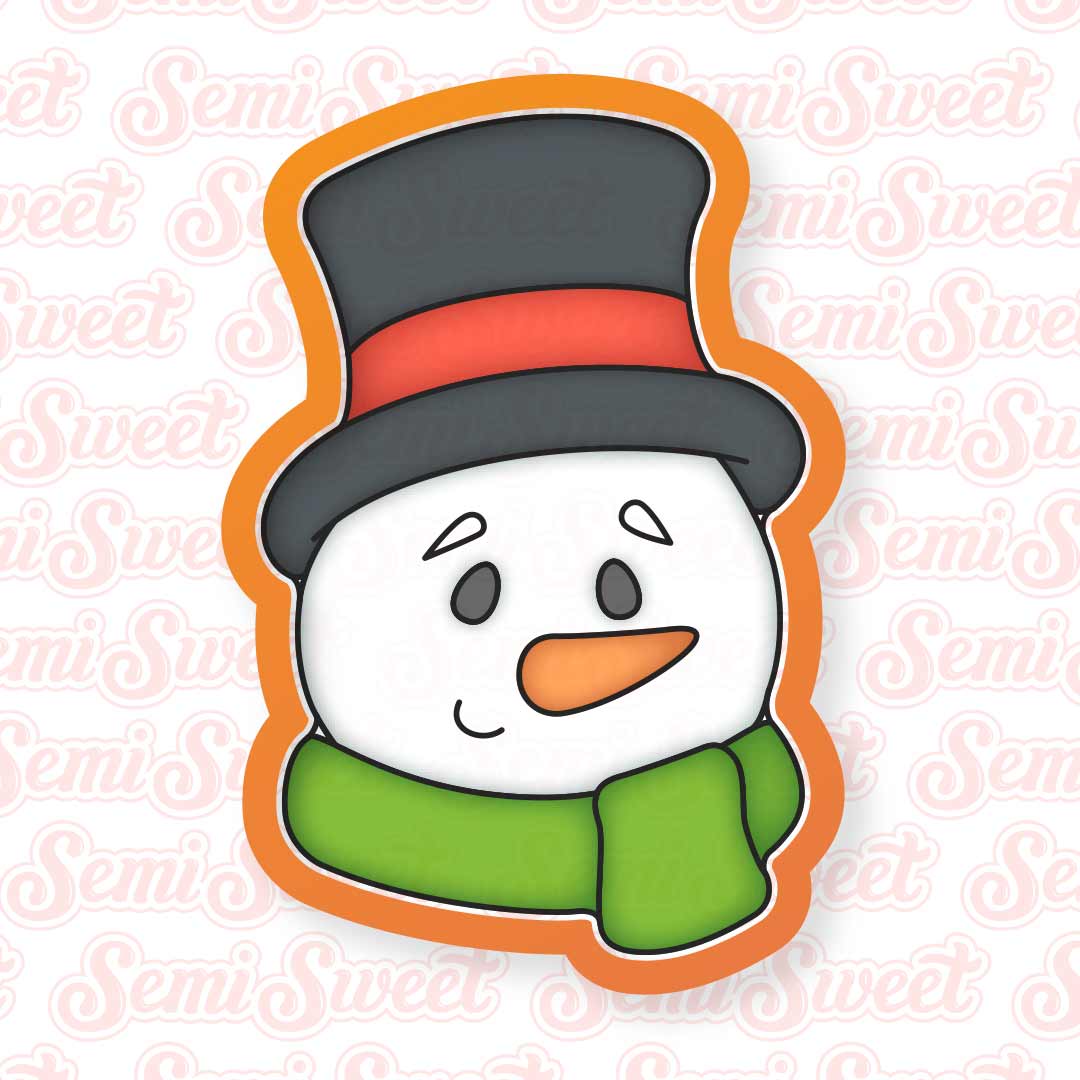 Tall Snowman Face Cookie Cutter