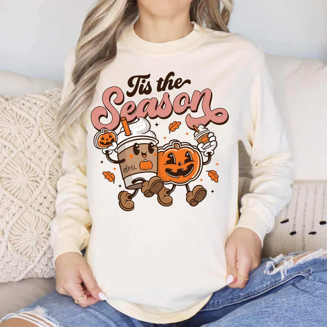 Tis The Season Pumpkin Spice Unisex Long Sleeve T-Shirt