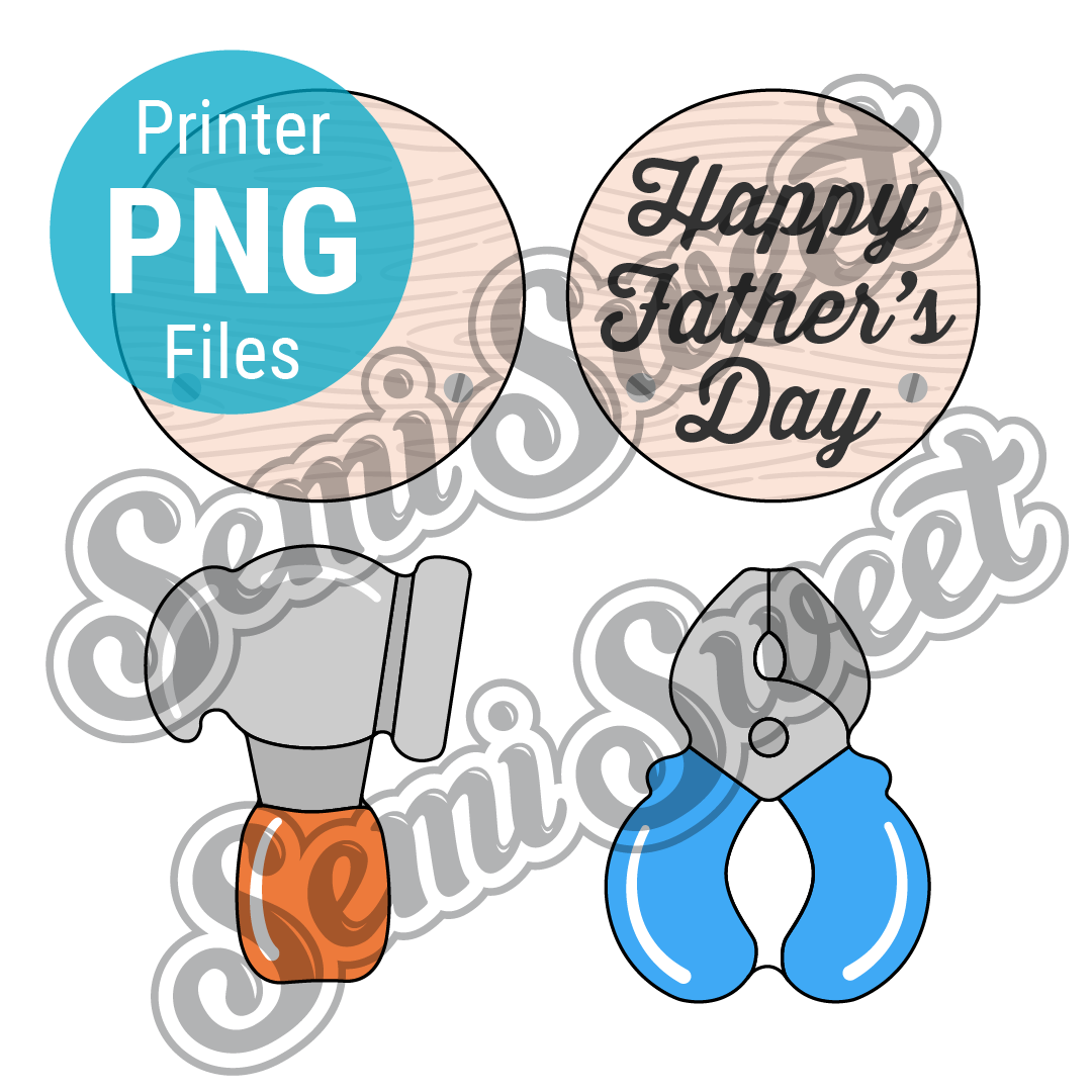 Tools Platter Set - PNG Images | Semi Sweet Designs