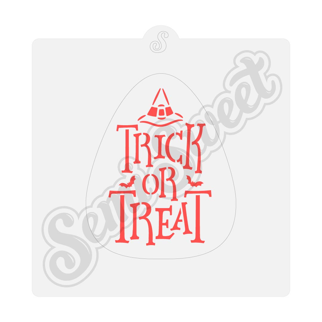 Trick or Treat Candy Corn Stencil