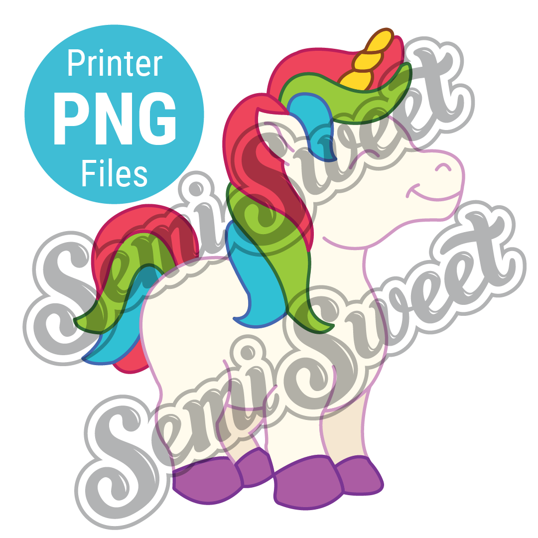 Unicorn - PNG Images | Semi Sweet Designs