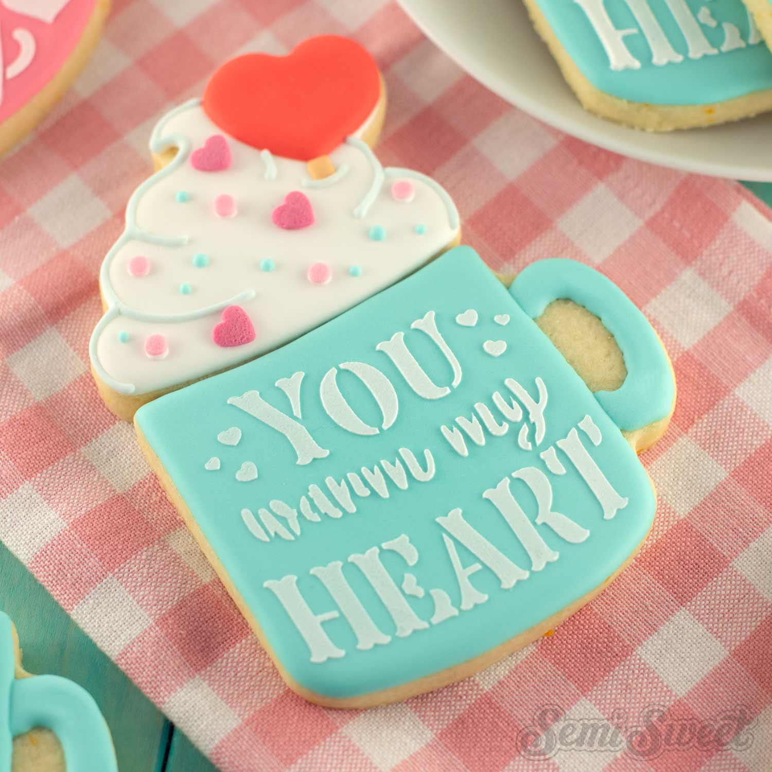 2-Pc Valentine Mug Cookie Cutter Set