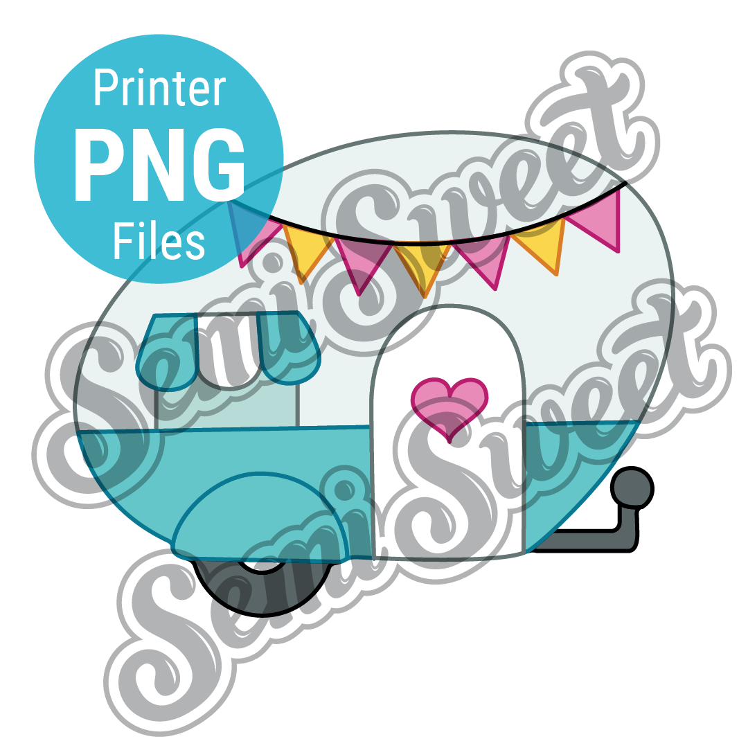 Vintage Camper - PNG Images | Semi Sweet Designs