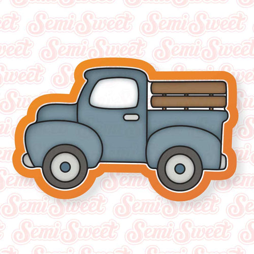 Vintage Farm Truck Cookie Cutter