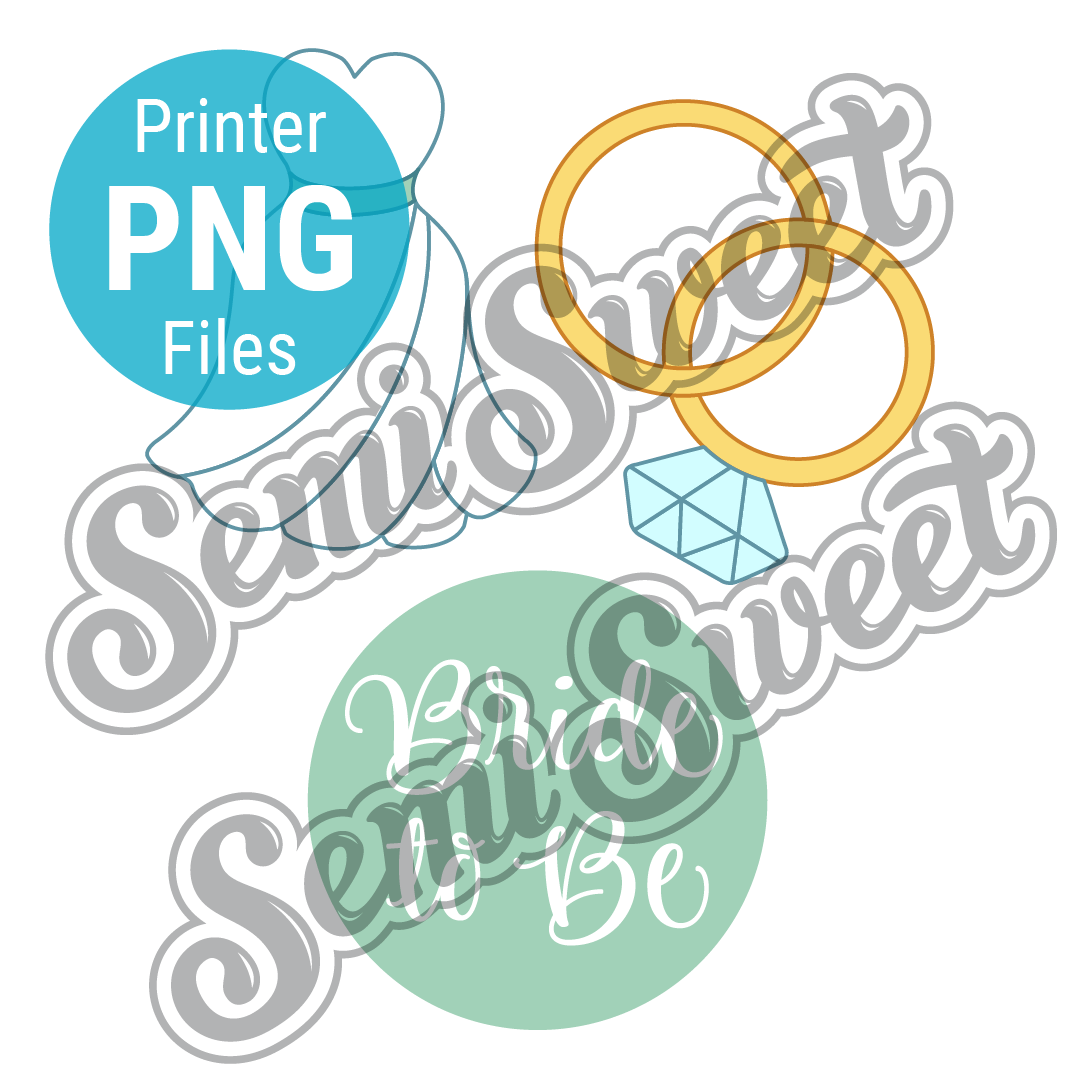 Wedding Platter Set - PNG Images | Semi Sweet Designs