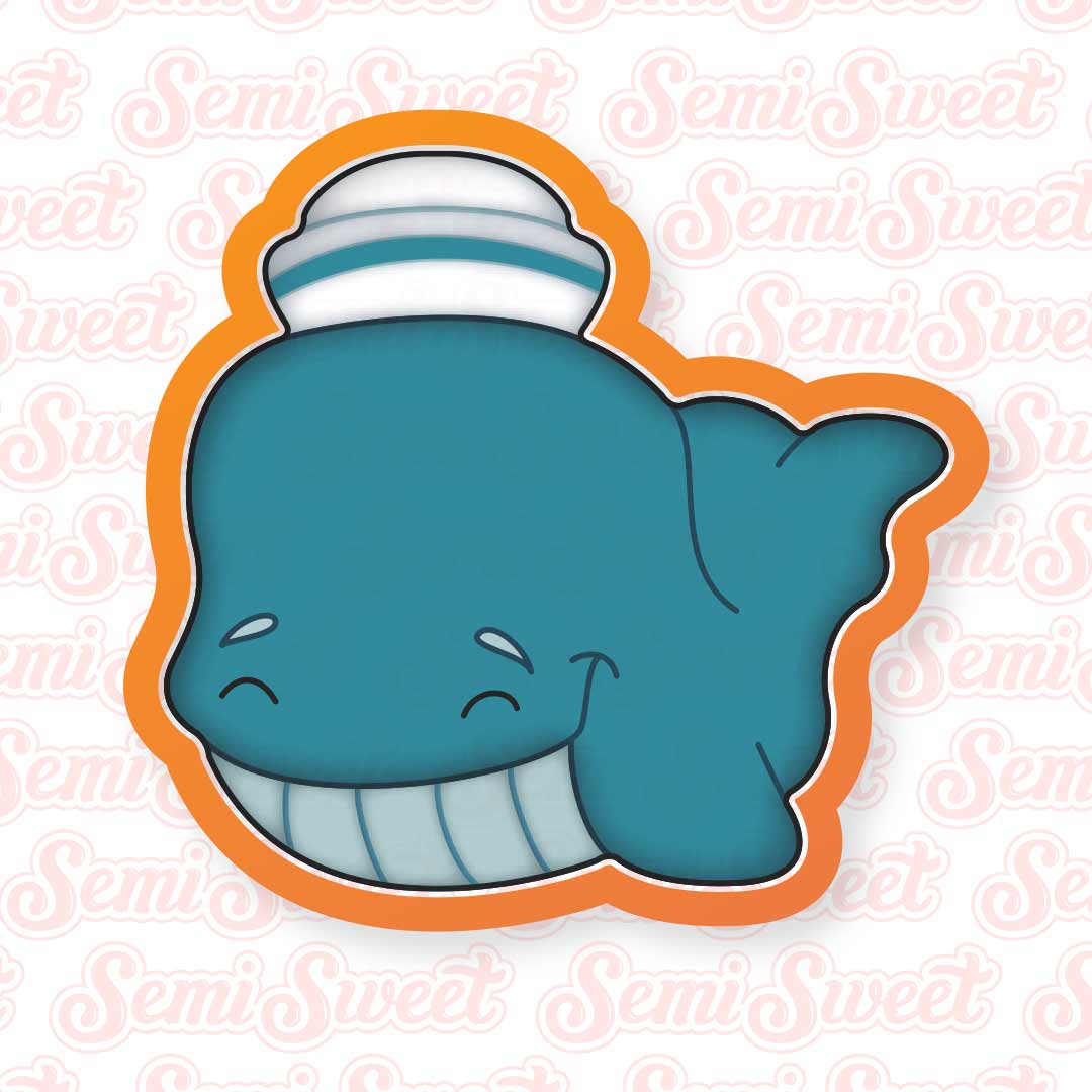 Nautical Whale Cookie Cutter | Semi Sweet Designs