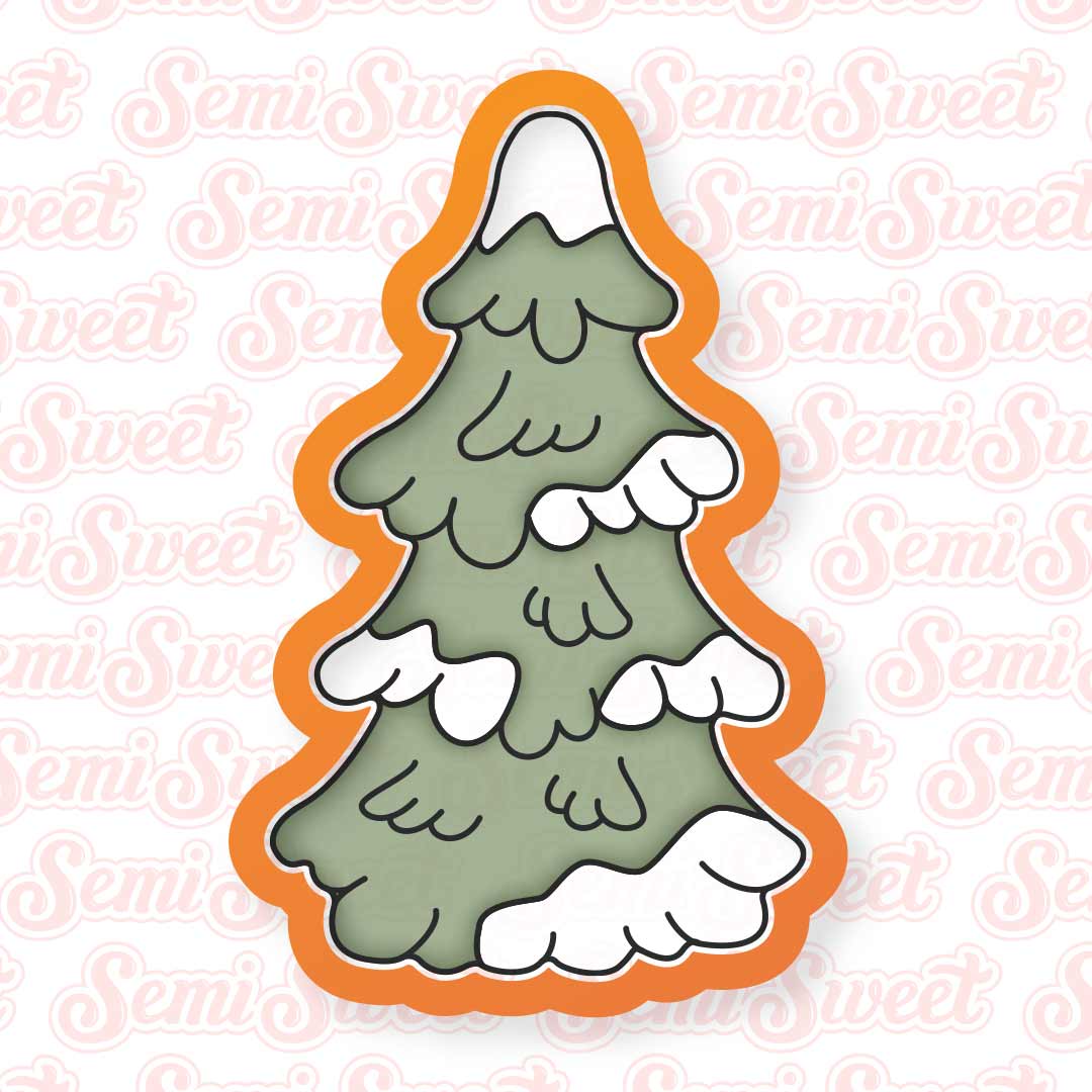 Winter Tree Cookie Cutter | Semi Sweet Designs