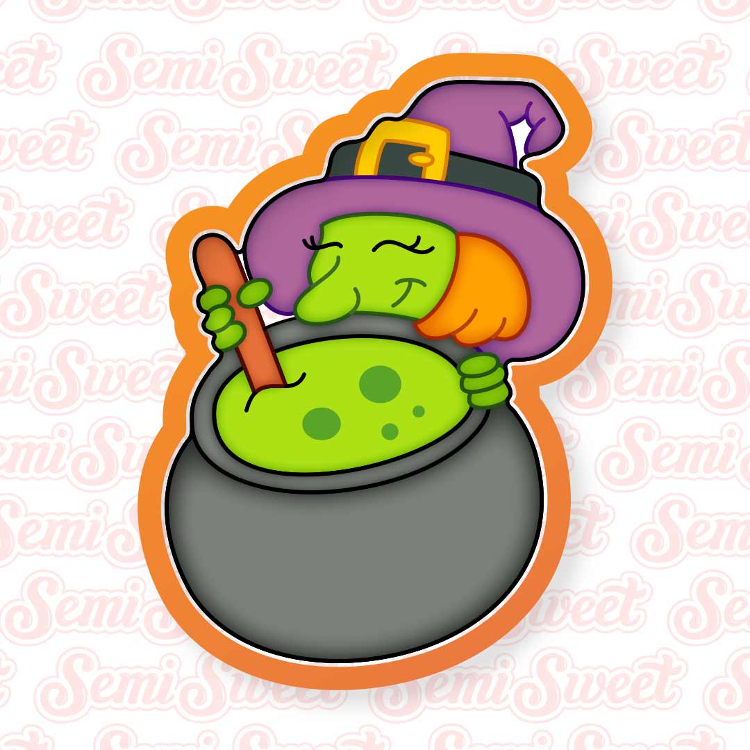 Witch Cauldron Cookie Cutter | Semi Sweet Designs