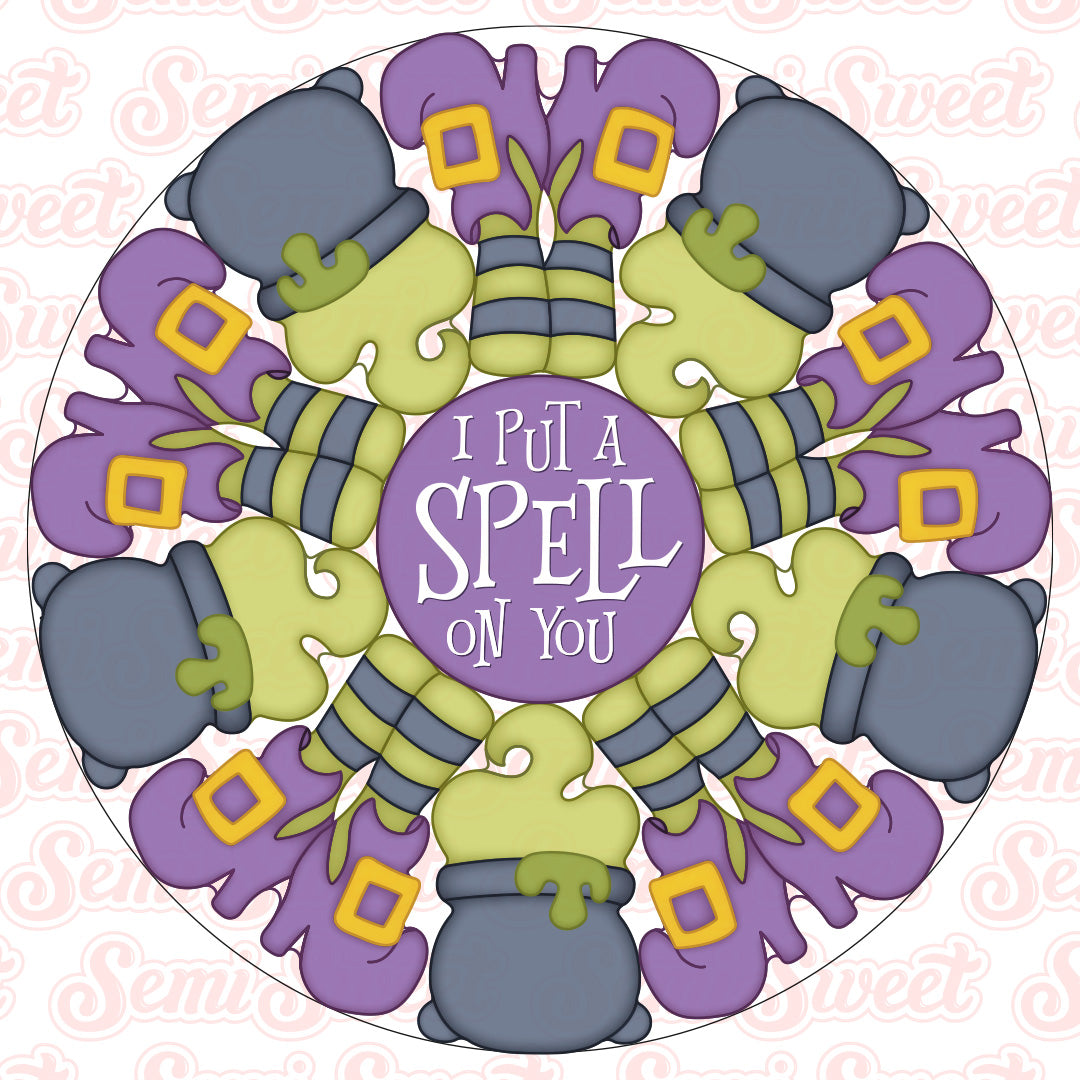 Witch Legs & Cauldron Cookie Platter Set