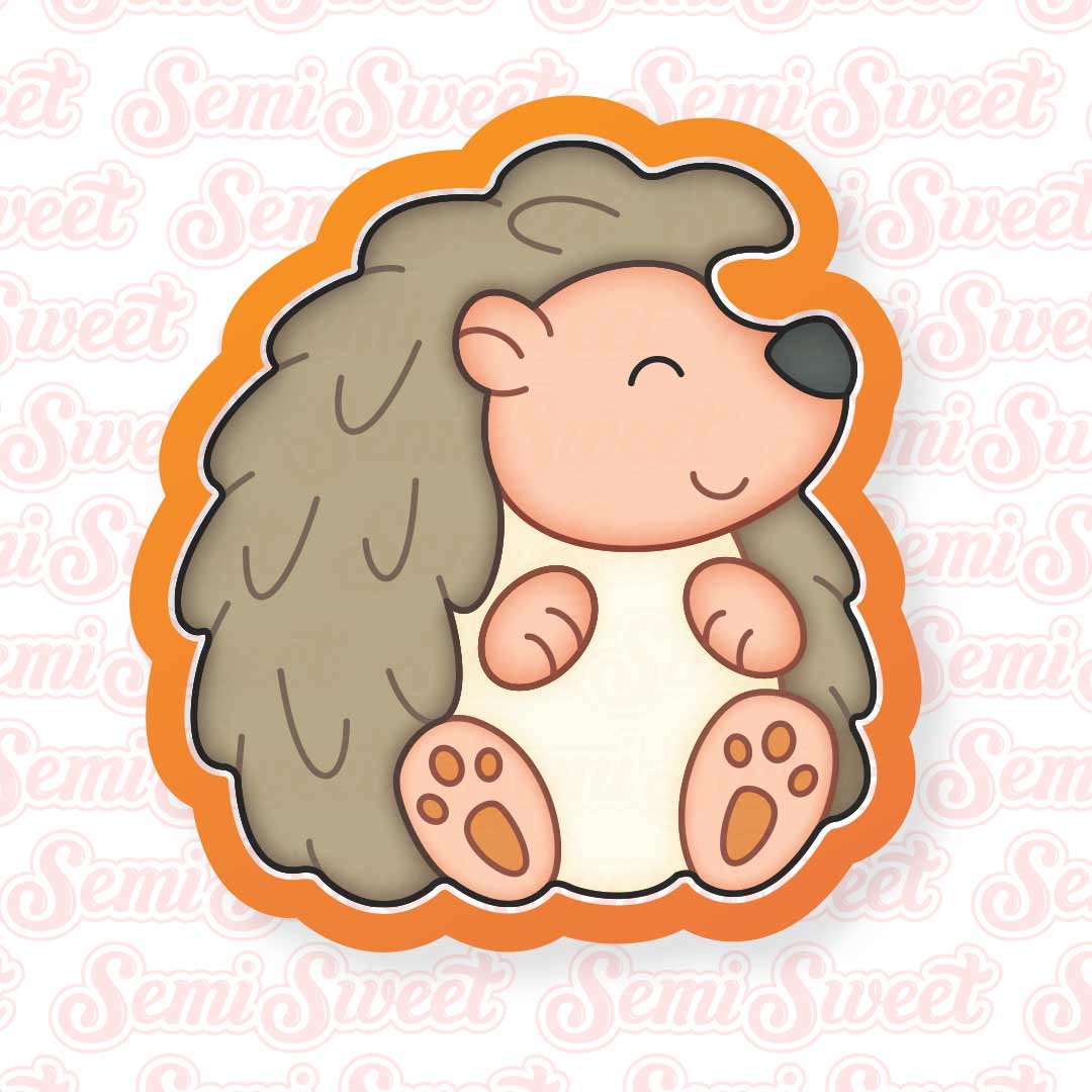 Woodland Hedgehog Cookie Cutter | Semi Sweet Designs