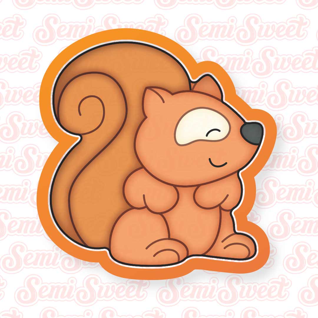 Woodland Squirrel Cookie Cutter | Semi Sweet Designs