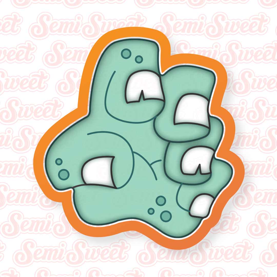 Zombie Hand Cookie Cutter | Semi Sweet Designs