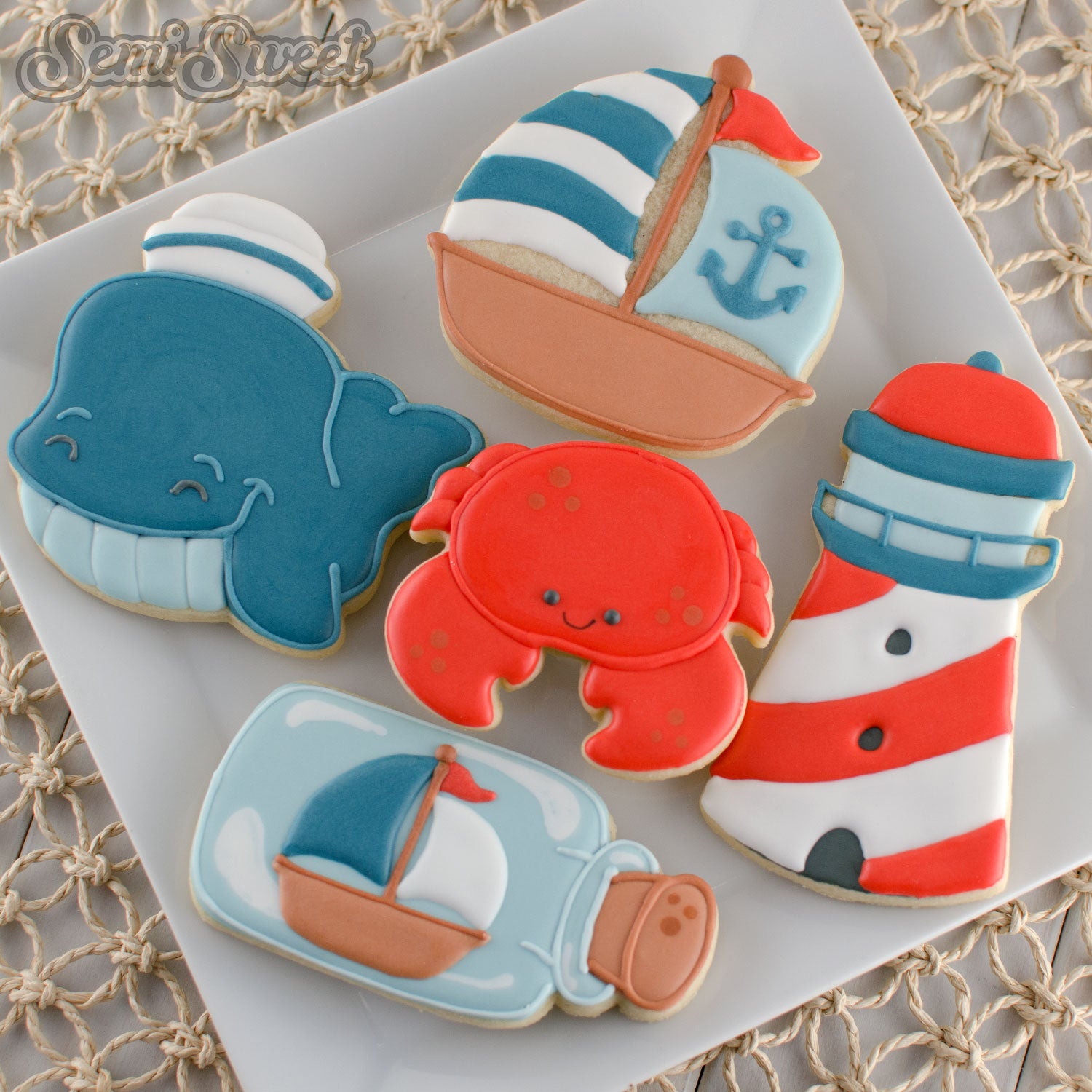 nautical-whale-cookies-plate
