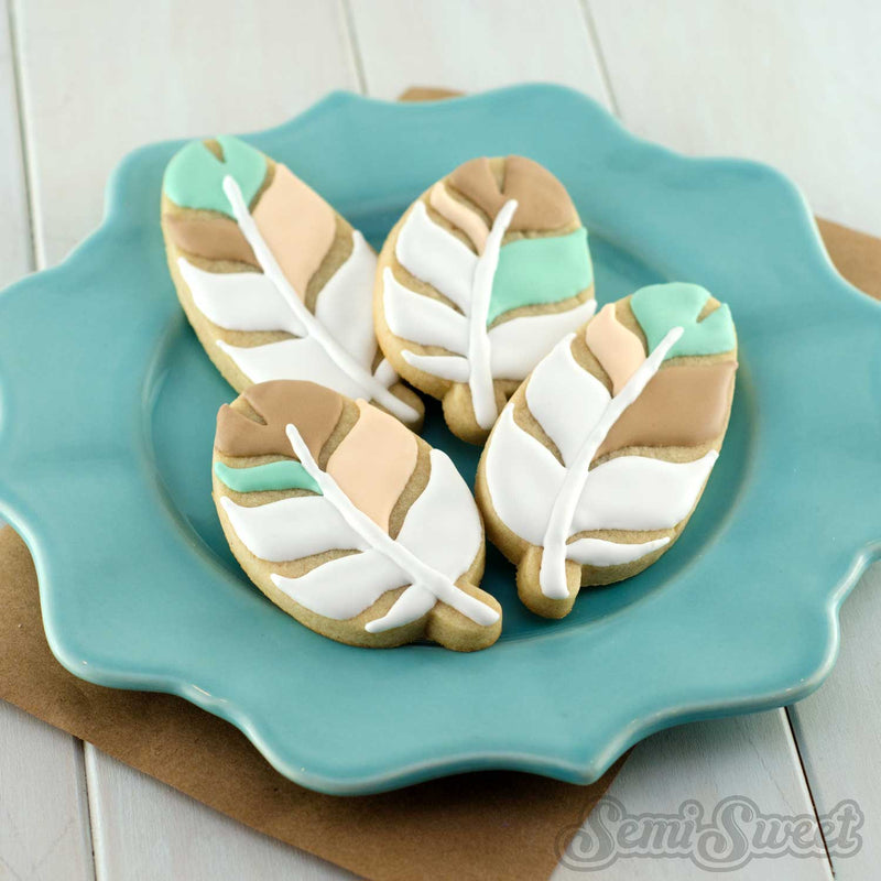 decorated-feather-cookies