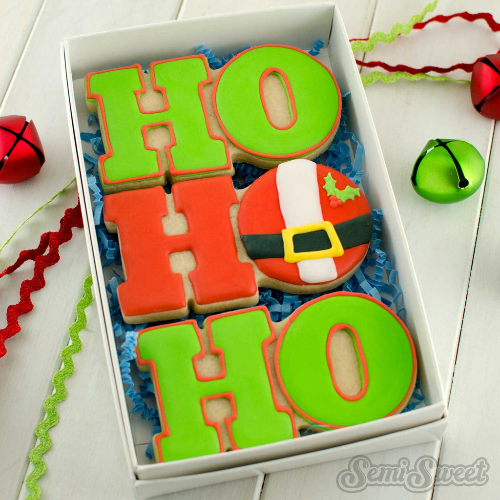 Simple Ho Ho Ho Cookie Cutter