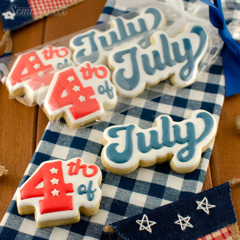 skinny 4th of July cookie set