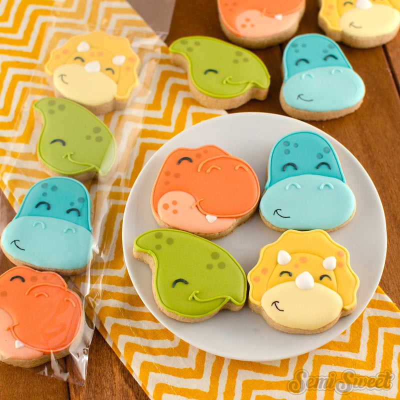 Dinosaur Head Cookie Cutter Set