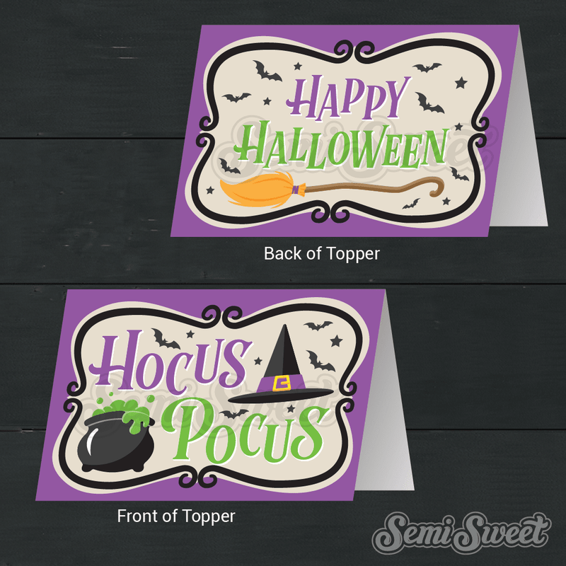 Hocus Pocus Halloween- Instant Download Printable Bag Topper