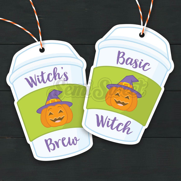 Witch’s Brew - Basic Witch - Instant Download Printable Tag
