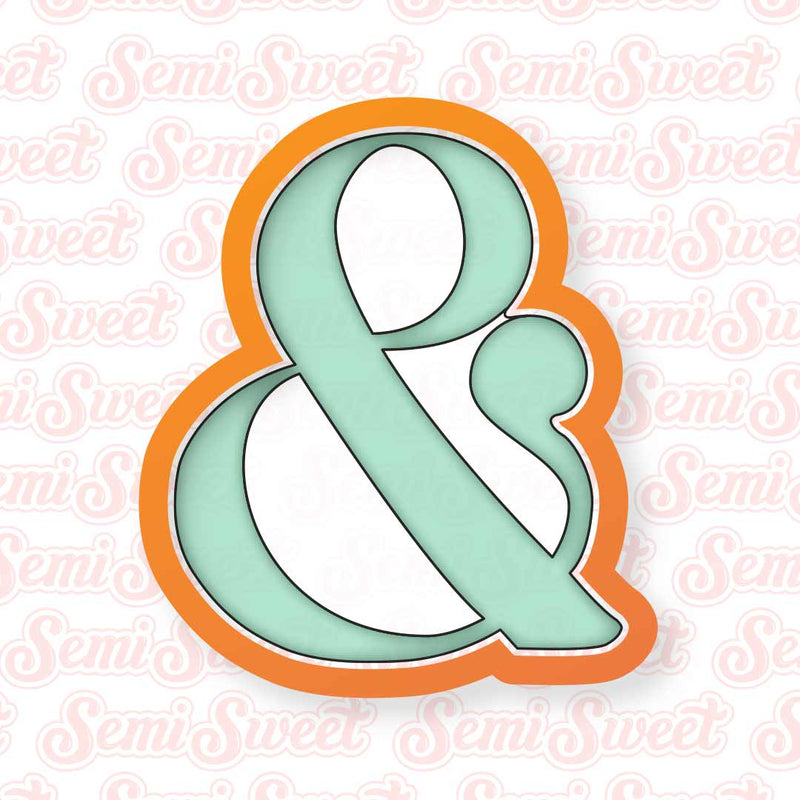 Ampersand Cookie Cutter | Semi Sweet Designs