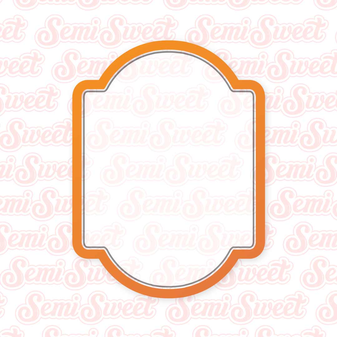 Arch Plaque Cookie Cutter | Semi Sweet Designs