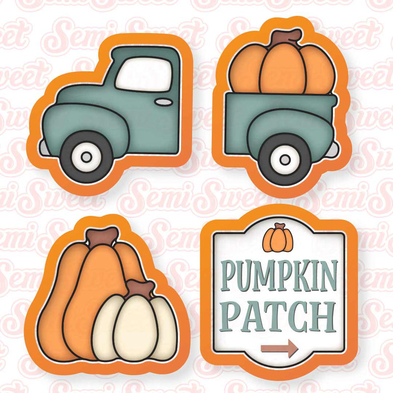 Fall Farm Truck Cookie Cutter Set