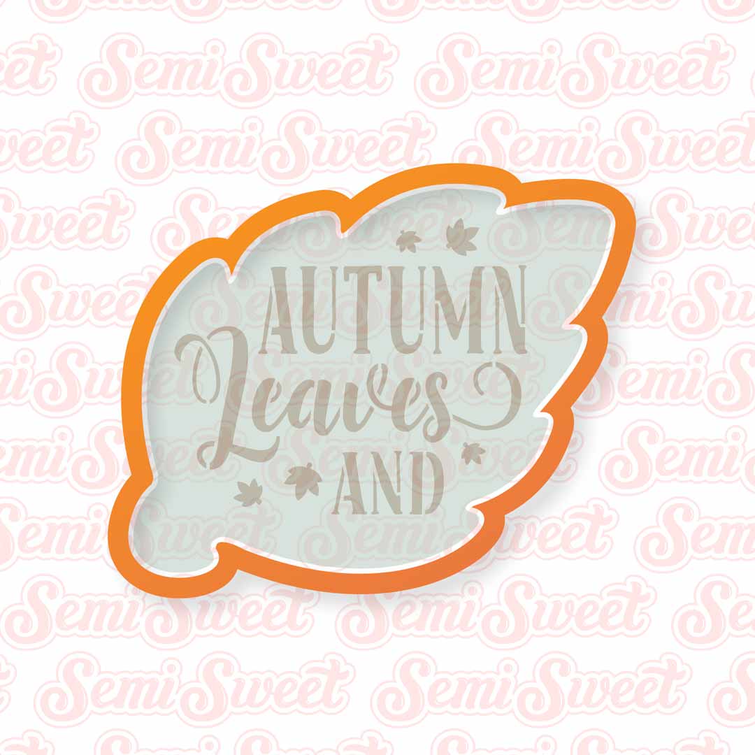 Autumn Leaf & Pumpkin Cookie Cutter Set