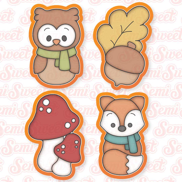 Autumn Woodland Cookie Cutter Set