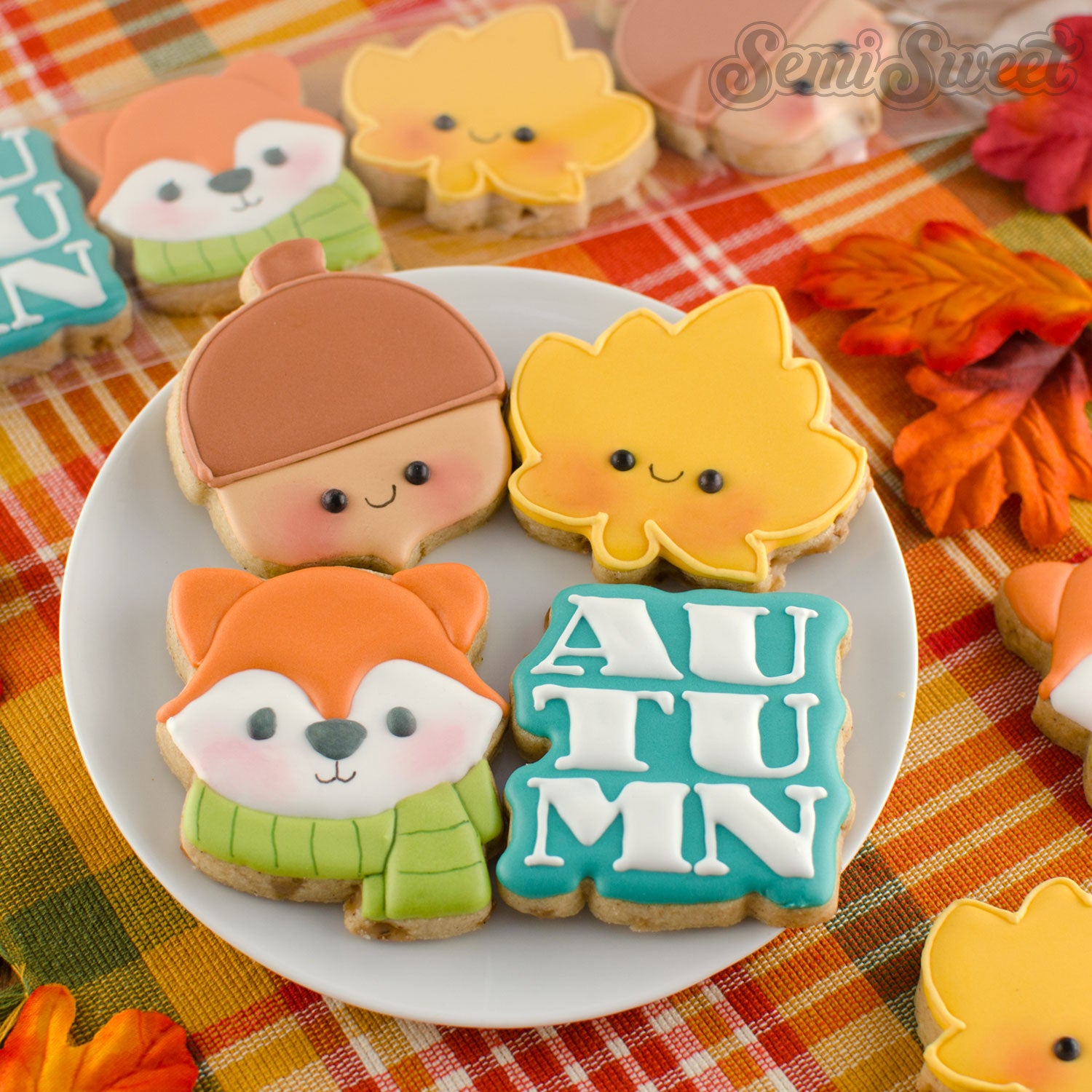Autumn Letters Cookie Cutter