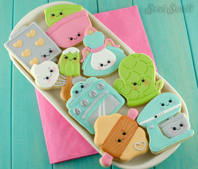 mother's day baking cookies