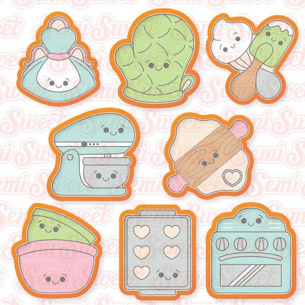 Baking Mini Cookie Cutter Set | Semi Sweet Designs