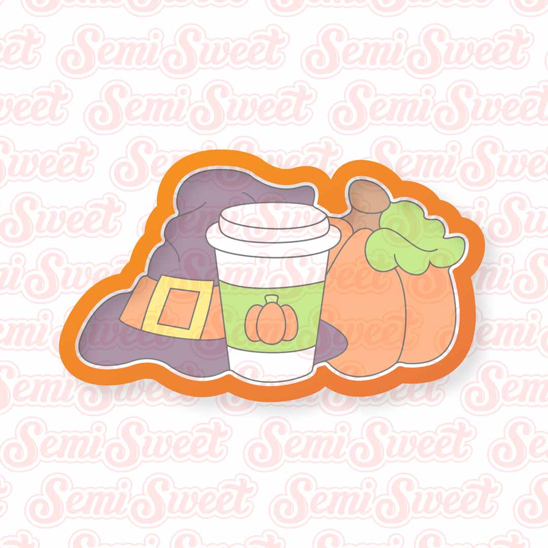 Basic Witch Set Cookie Cutter | Semi Sweet Designs