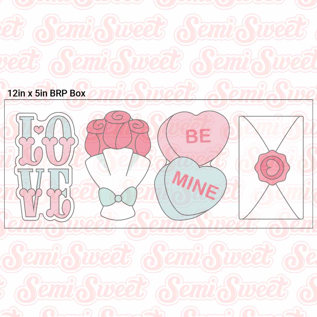 Candy Hearts Pair Cookie Cutter