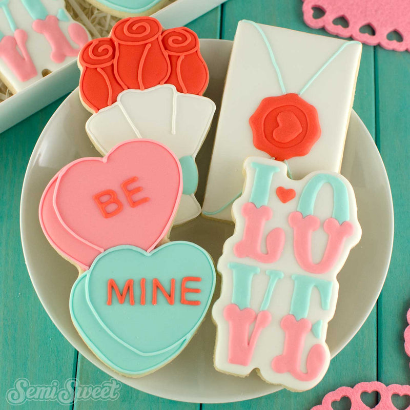 Candy Hearts Pair Cookie Cutter