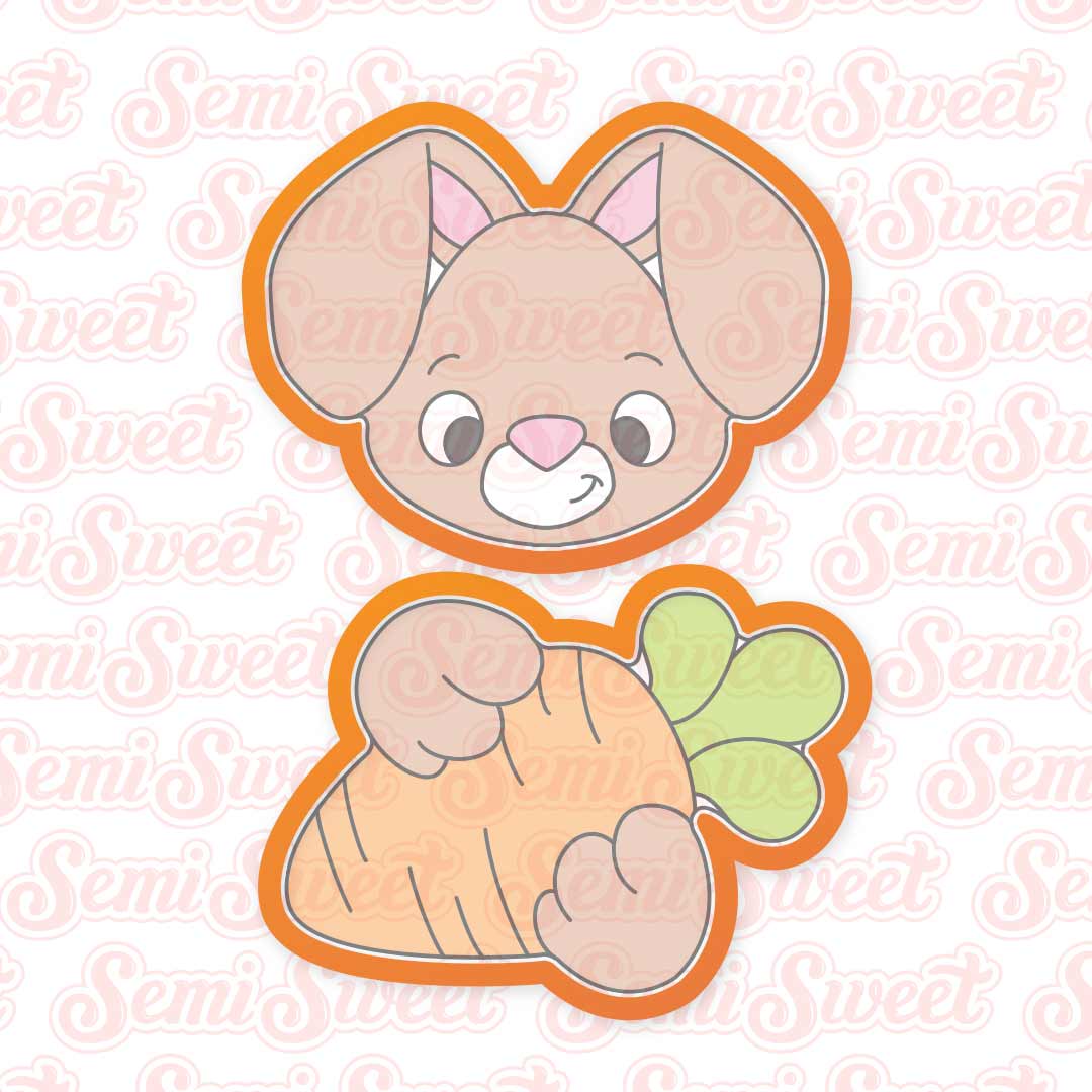 Bunny Body Cookie Cutter Set | Semi Sweet Designs