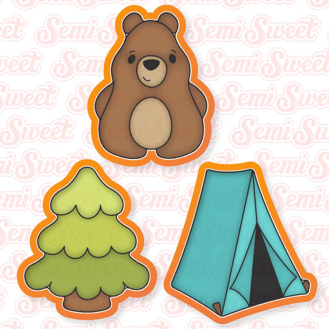 Camping Cookie Platter Set