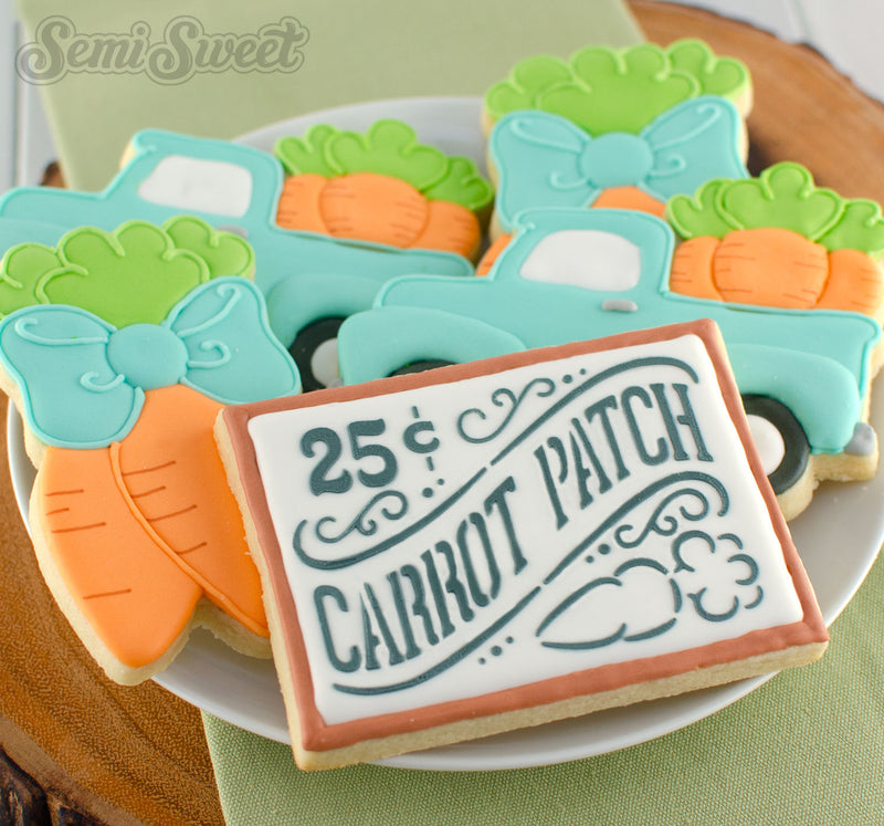 Carrot Patch Farm Sign Stencil