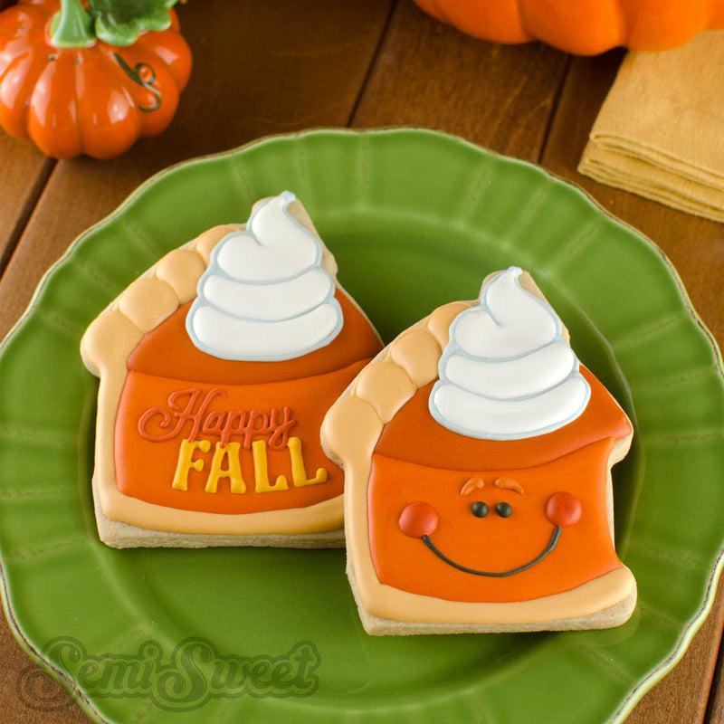 Pumpkin Pie Slice Cookie Cutter | Semi Sweet Designs