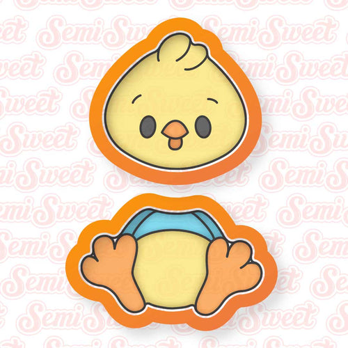 2-Piece Easter Chick Cookie Cutter Set