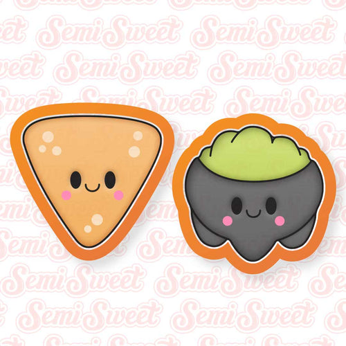 Chubby Chip and Guacamole Cookie Cutter Set