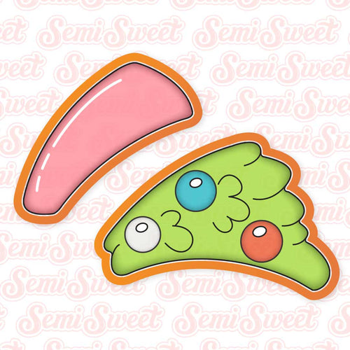 2-Piece Christmas Wreath Platter Cookie Cutter Set