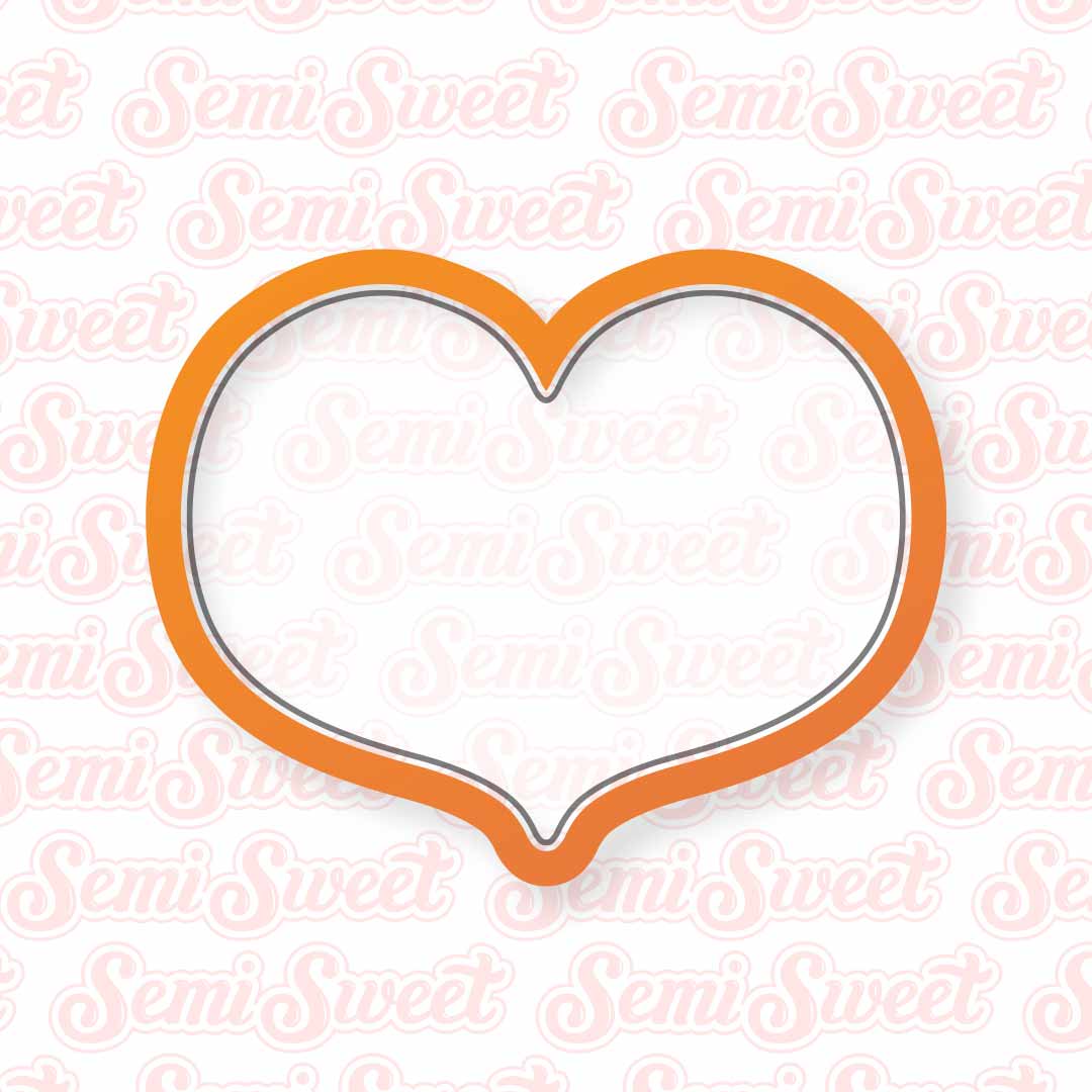 Chunky Heart Cookie Cutter | Semi Sweet Designs